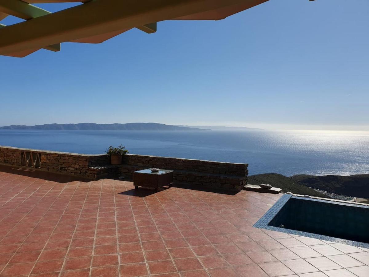 Breathtaking Seaview Villa In A Serene Scenery Chavouna Eksteriør billede